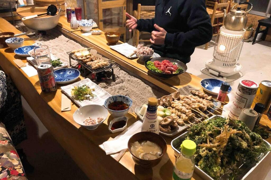 ゲストハウス+カフェわ　１日１組限定！ 築１００年の農家の古民家で宿泊体験、薪でお風呂沸かせます。焚き火もできます。 Kannami Zewnętrze zdjęcie